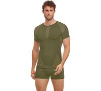 FALKE Herren Unterhemd W Shortsleeved Shirt m (39662) XL herb