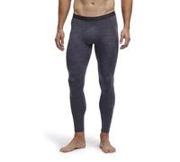 FALKE Herren Unterwäsche Daily ClimaWool Long M Ti Wolle Lyocell schnelltrocknend 1 Stück, Grau Dark Grey Heather 3278, L