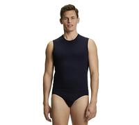 FALKE Herren Unterwäsche Daily Comfort 2-Pack Muscle Shirt M S/L SH Baumwolle atmungsaktiv 2 Stück, Grau (Midnight 6366), XL
