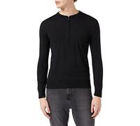 Falke Herren Zip Func Polo, Black, XXL