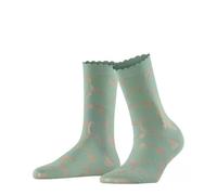 FALKE Damen Socken Hydrangea 20 DEN W So transparent gemustert 1 Paar, Grün Sage 7538, 39-42