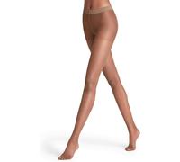 Feinstrumpfhose FALKE "Invisible Deluxe", Damen, Gr. M, braun (5188, espresso), Obermaterial: 82% Polyamid, 18% Elasthan, unifarben, Strumpfhosen Feinstrumpfhose, ultra-transparente Optik, nahezu unsi