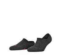Falke Füßlinge Keep Warm – Merinowolle & Plüschsohle, unsichtbar, Damen 39-41 anthrazitgrau