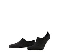 FALKE Unisex Füßlinge Keep Warm U In Wolle unsichtbar einfarbig 1 Paar, Grau Anthracite Melange 3080, 46-48