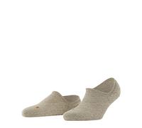Falke Füßlinge Keep Warm – unsichtbar, mit Wolle, beige Melange, Damen Gr. 35-36, 1 Paar