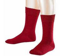 Falke Tagessocke Comfort Wool hautschmeichelnde Baumwolle weinrot Kinder Gr. 31-34 1 Paar
