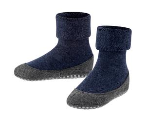 Falke - Kid's Cosyshoe Basic - Hüttenschuhe, Gr. 23-24, blau (DarkBlue)