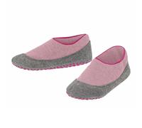 Falke Hausschuhe Cosyshoe (wärmende Merinowolle) pink/grau Kinder, Größe 37-38