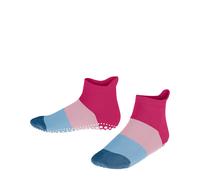 FALKE Unisex Kinder Stoppersocken Colour Block K HP Baumwolle rutschhemmende Noppen 1 Paar, Lila (Fuchsia 8856) neu - umweltfreundlich, 39-42