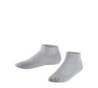 FALKE Kinder Sneakersocken Leisure - Baumwollmischung, 1 Paar, Grau (Silver 3290), Größe: 27-30