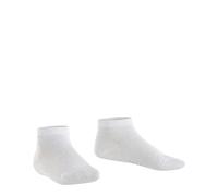 FALKE Kinder Sneakersocken Shiny - Baumwollmischung, 1 Paar, Weiß (White 2000), Größe: 31-34