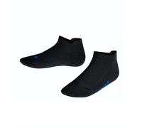 FALKE Unisex Kinder Sneakersocken Cool Kick Sneaker K SN weich atmungsaktiv schnelltrocknend kurz einfarbig 1 Paar, Schwarz (Black 3000), 23-26