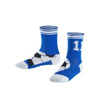 FALKE Kinder Socken Soccer, Baumwollmischung, 1 Paar, Blau (Cobalt Blue 6054), Größe: 23-26