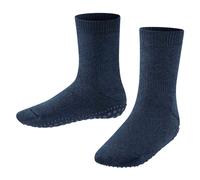 FALKE Kinder Stoppersocken - Catspads, Anti-Rutsch, Socken, Vollsohle, Merino-Wolle Denim Blau 31-34
