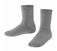 FALKE Kinder Stoppersocken - Catspads, Anti-Rutsch, Socken, Vollsohle, Merino-Wolle Hellgrau 39-42