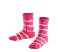 FALKE Kinder Stoppersocken Pencil Stripe Catspads, 83% Baumwolle, 1 Paar, Rosa (Gloss 8550), Größe: 19-22