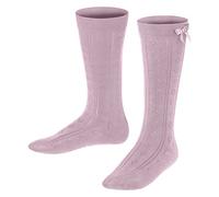 Falke Kniestrümpfe Ajour (aus Baumwolle, Ajour-Muster) rosa/pink Mädchen - 1 Paar, Größe 27-30
