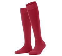 FALKE Damen Kniestrümpfe ClimaWool W Kh Wolle Lyocell lang einfarbig 1 Paar, Rot Scarlet 8228, 41-42