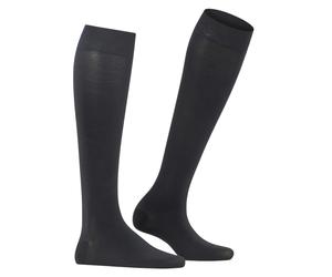 Falke Kniestrümpfe Fine Softness 50 DEN (weiches und leichtes Tragegefühl) schwarz Damen - 1 Paar, Größe 35-38