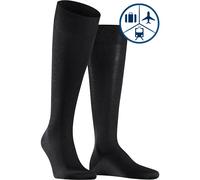 FALKE Herren Kniestrümpfe Energizing Cotton M KH Baumwolle mit Kompression 1 Paar, Blau (Dark Navy 6370), 47-48