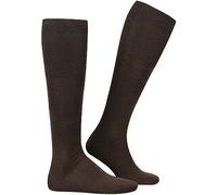 Falke Kniestrümpfe Herren Baumwolle braun, 39-40