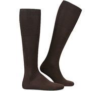 Falke Kniestrümpfe Herren Baumwolle braun, 41-42