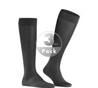 Falke Kniestrümpfe Herren Baumwolle grau, 39-40