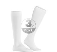 Falke Kniestrümpfe Herren Baumwolle weiß, 39-40