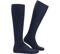 FALKE No. 2 Finest Cashmere Gentlemen Kniestrümpfe, Herren, 39-40, Blau, 15459-637003