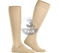 Falke Kniestrümpfe mit Schurwoll-Anteil Modell 'ClimaWool' in Sand, Größe 43/44