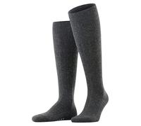 Falke Kniestrümpfe Lhasa Rib (klimaregulierende Merinowolle) anthrazitgrau Herren - 1 Paar, Größe 39-42