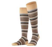 Falke Kniestrümpfe Microblock Baumwolle Herren Braun/Bunt 1 Paar Größe 43-44