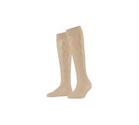 FALKE Kniestrümpfe PURE SHORE NET porcelain creme | 35-38