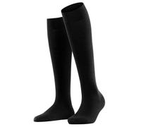 Falke Kniestrümpfe Softmerino (temperaturausgleichende Merinowolle) schwarz Damen - 1 Paar, Größe 37-38