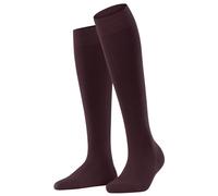 Falke Kniestrümpfe Softmerino (temperaturausgleichende Merinowolle) weinrot Damen - 1 Paar, Größe 35-36