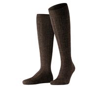 Falke Kniestrümpfe Teppich im Schuh (klimaregulierende Merinowolle) braun Herren - 1 Paar, Größe 45-46