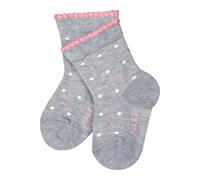 FALKE Unisex Baby Little Dot B So Baumwolle gemustert , Grau Maratona 3172, 62-68