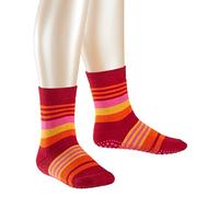 FALKE Mädchen Irregular Stripe Catspads Socken, per pack Mehrfarbig (cranberry 8033), 23-26 (Herstellergröße: 23-26)