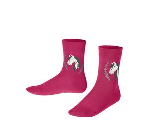 Falke Mädchen Socken Horse SO 10598-8856 31-34 fuchsia