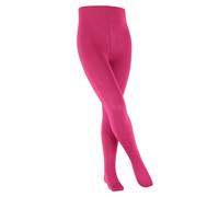 FALKE Unisex Kinder Strumpfhose Cotton Touch K TI Baumwolle dick einfarbig 1 Stück, Lila (Fuchsia 8856) neu - umweltfreundlich, 110-116