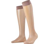 Falke Miss Ribbon Damen Kniestrümpfe taupe (5267) 35-38