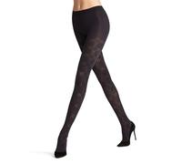 FALKE Modestrumpfhose CHECK MATE black schwarz | M