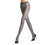 FALKE Modestrumpfhose SLICK SKIN flanell grau | L