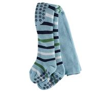 FALKE Multi Stripe Babys Strumpfhose blue bell (6470) 62-68 Vollplüsch-Strumpfhose