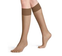 Falke Kniestrümpfe Pure Matt 20 DEN Damen, transparent einfarbig, Hautfarben Sun 4299 Größe 35-38