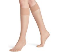 FALKE Damen Kniestrümpfe Pure Matt 20 DEN W Kh transparent einfarbig 1 Paar, Hautfarben Cocoon 4859, 39-42