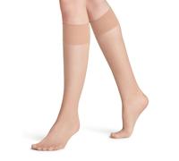 FALKE Damen Kniestrümpfe Pure Matt 20 DEN W Kh transparent einfarbig 1 Paar, Hautfarben Cocoon 4859, 35-38