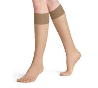 FALKE Damen Kniestrümpfe Pure Matt 20 DEN W Kh transparent einfarbig 1 Paar, Hautfarben Powder 4169, 35-38