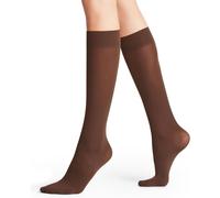 FALKE Damen Pure Matt 50 DEN Kniestrümpfe feines weiches nachhaltiges Material halb blickdicht matt reißfest druckfreier Komfortbund verstärkte Fußspitze und feine Naht 1 Paar