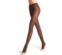 FALKE Damen Strumpfhose Pure Matt 50 DEN W TI halb-blickdicht einfarbig 1 Stück, Braun (Brenda 5179) neu - umweltfreundlich, S